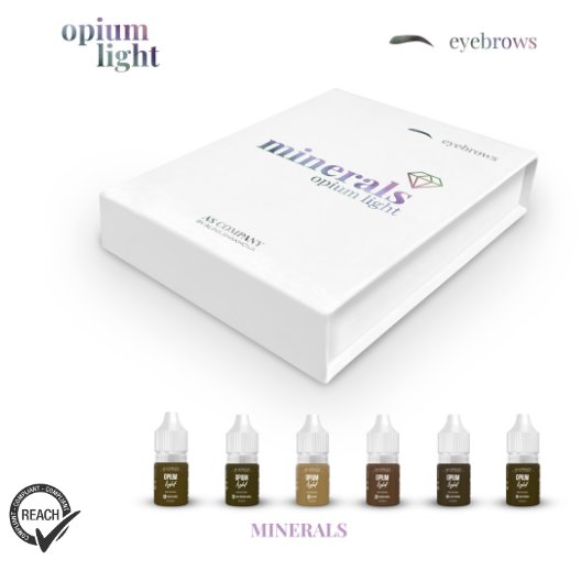 MINERÁLNÍ pigmenty 6ml - Položka: SET 6x pigment 6ml