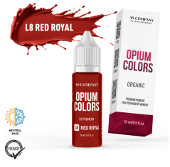 L8 Opium colors ORGANIC Red royal