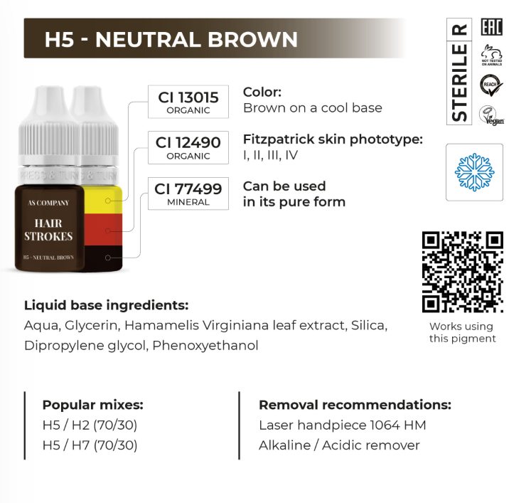 HAIRSTROKES pigmenty 6ml