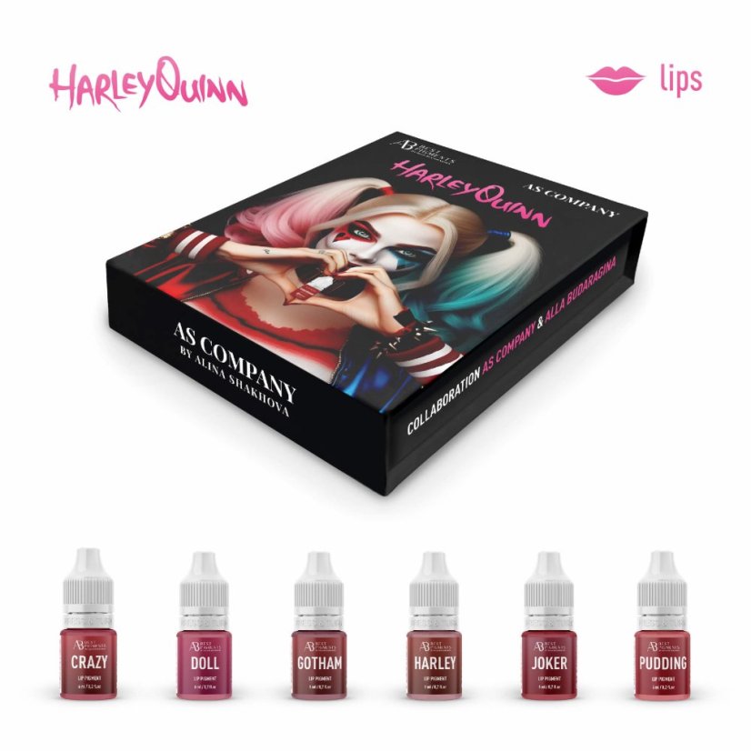 SET Harley Quinn, 6x6ml
