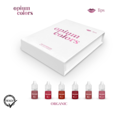 OPIUM COLORS ORGANIC SET na rty 6x6ml